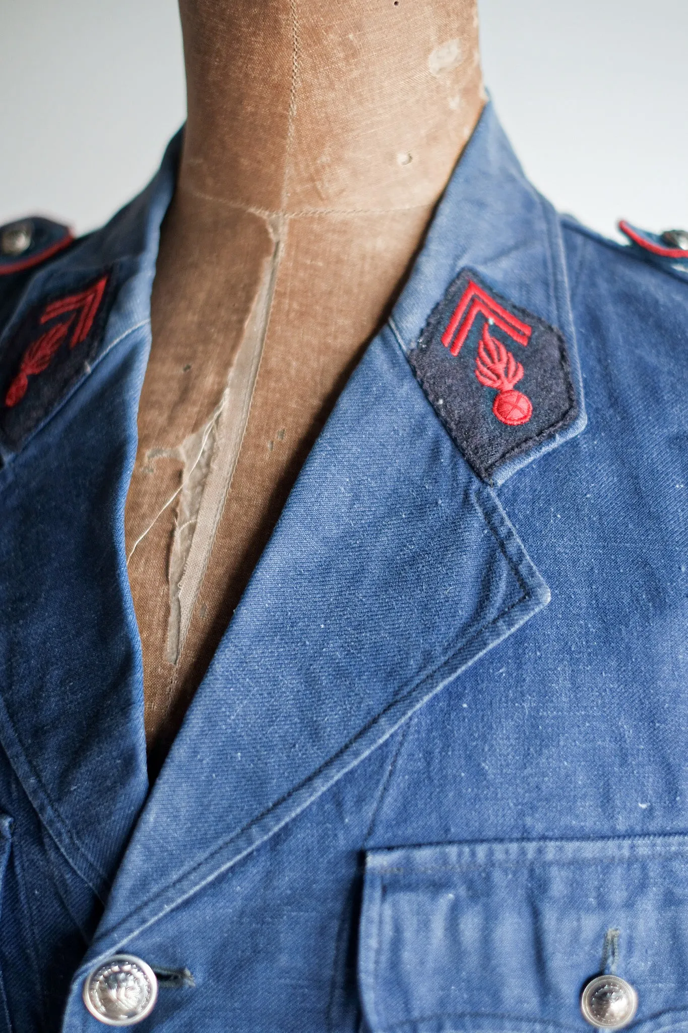[~ 40's] Veste de bombe vintage indigo metis vintage