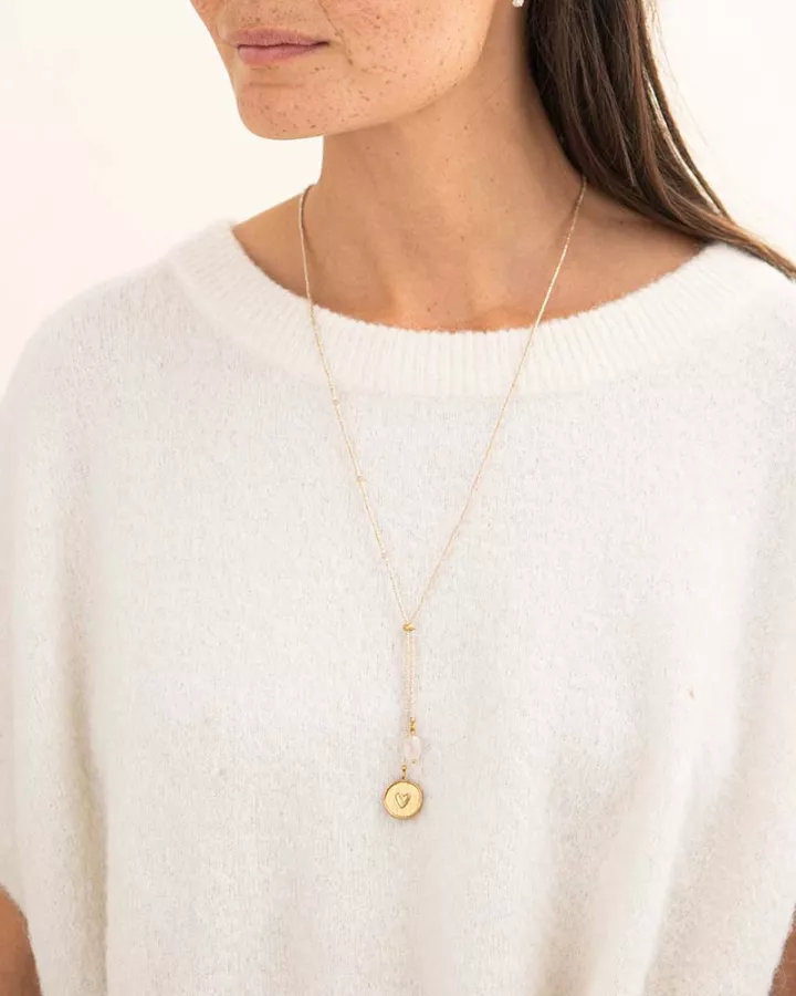 A Beautiful Story - Collier Purpose Quartz rose Gold