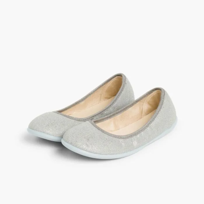 Ballerines pour Fille et Femme en Lin Métallisé