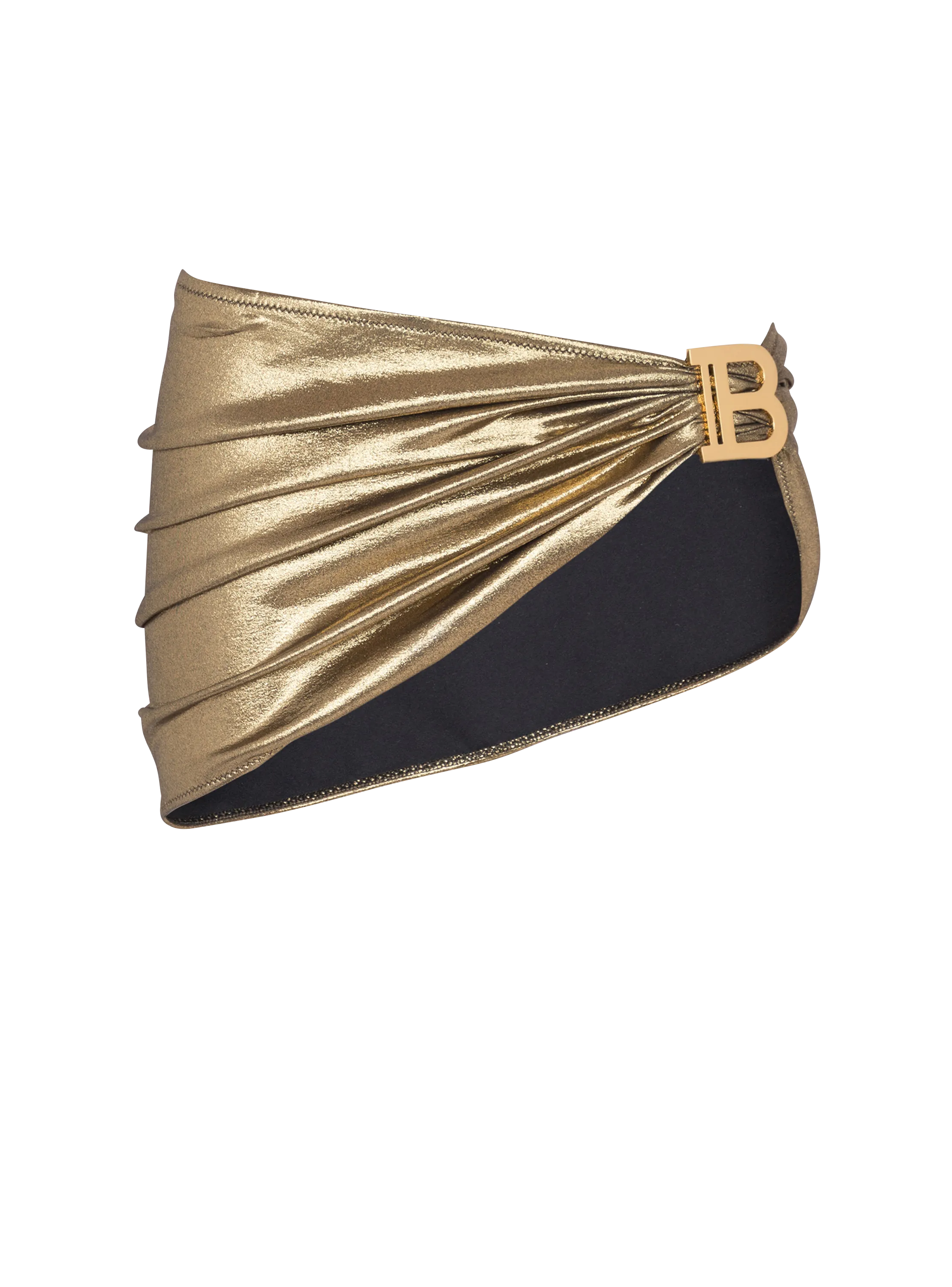 BALMAIN  Paréo b métallisé - Doré