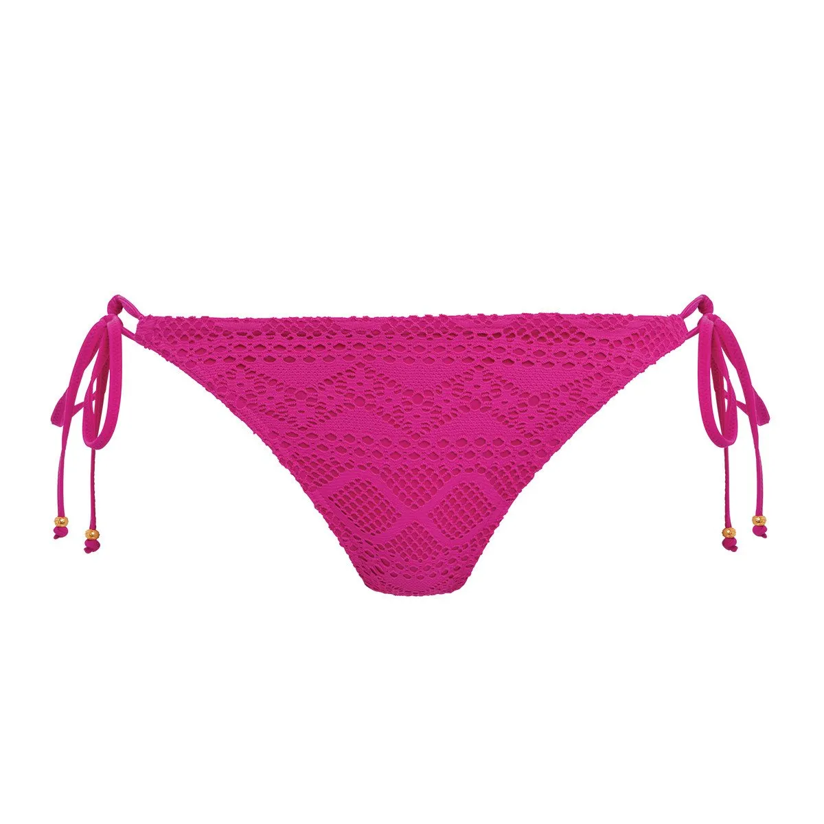 Bas de bikini en crochet avec nouettes Sundance orchid Freya Swim