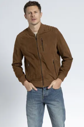 blouson en daim 100% chevre