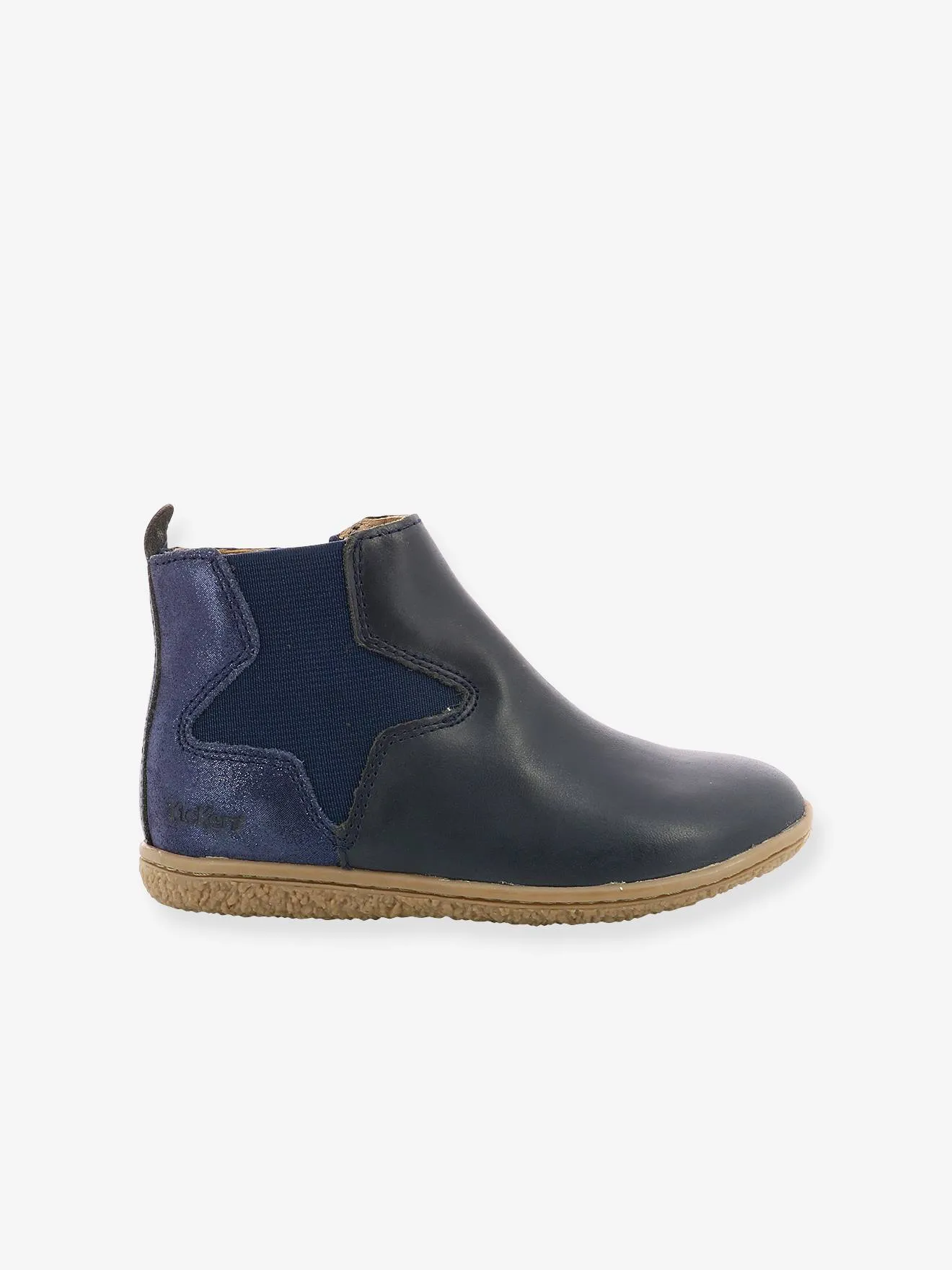 Boots fille Vermillon KICKERS® marine métallisé - Kickers