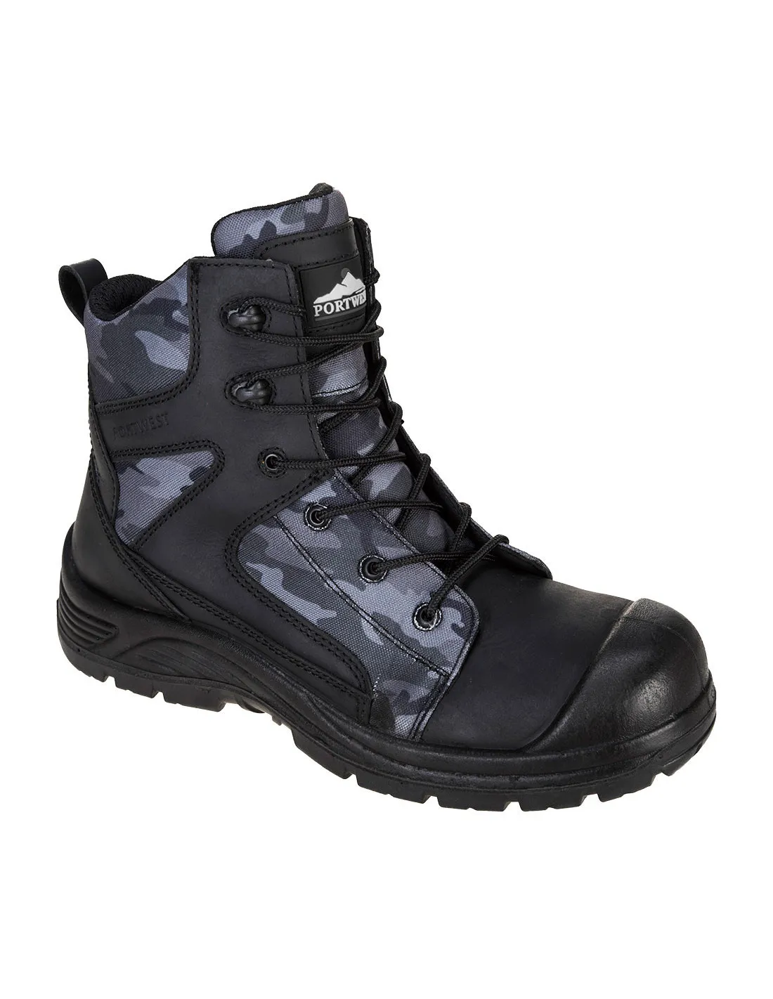 Brodequins Portwest Compositelite Camo Strike S3 WR couleur : Noir taille 40 - PORTWEST - - FC56BKR40PORTWEST