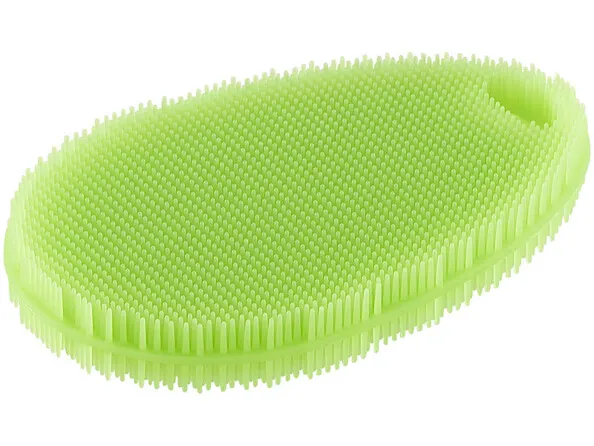 Brosse douce en Silicone pour Vaisselle, Légumes et Vêtements | Nettoyer et ranger 