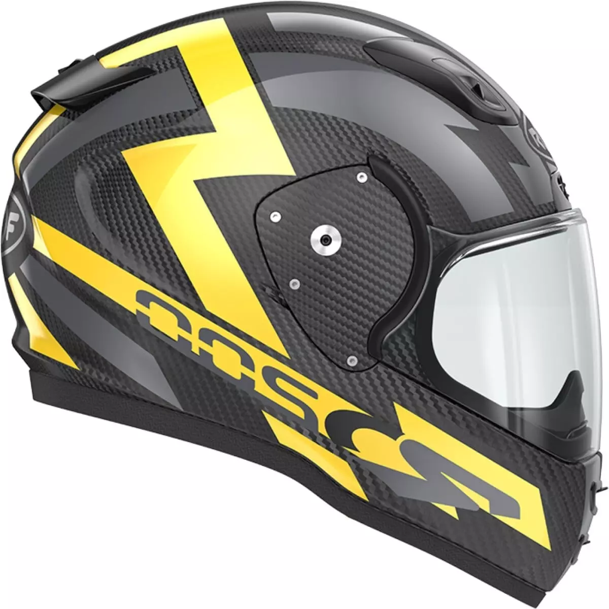 Casque Roof RO200 Carbon Suzuka Jaune Métal - Casque Intégral