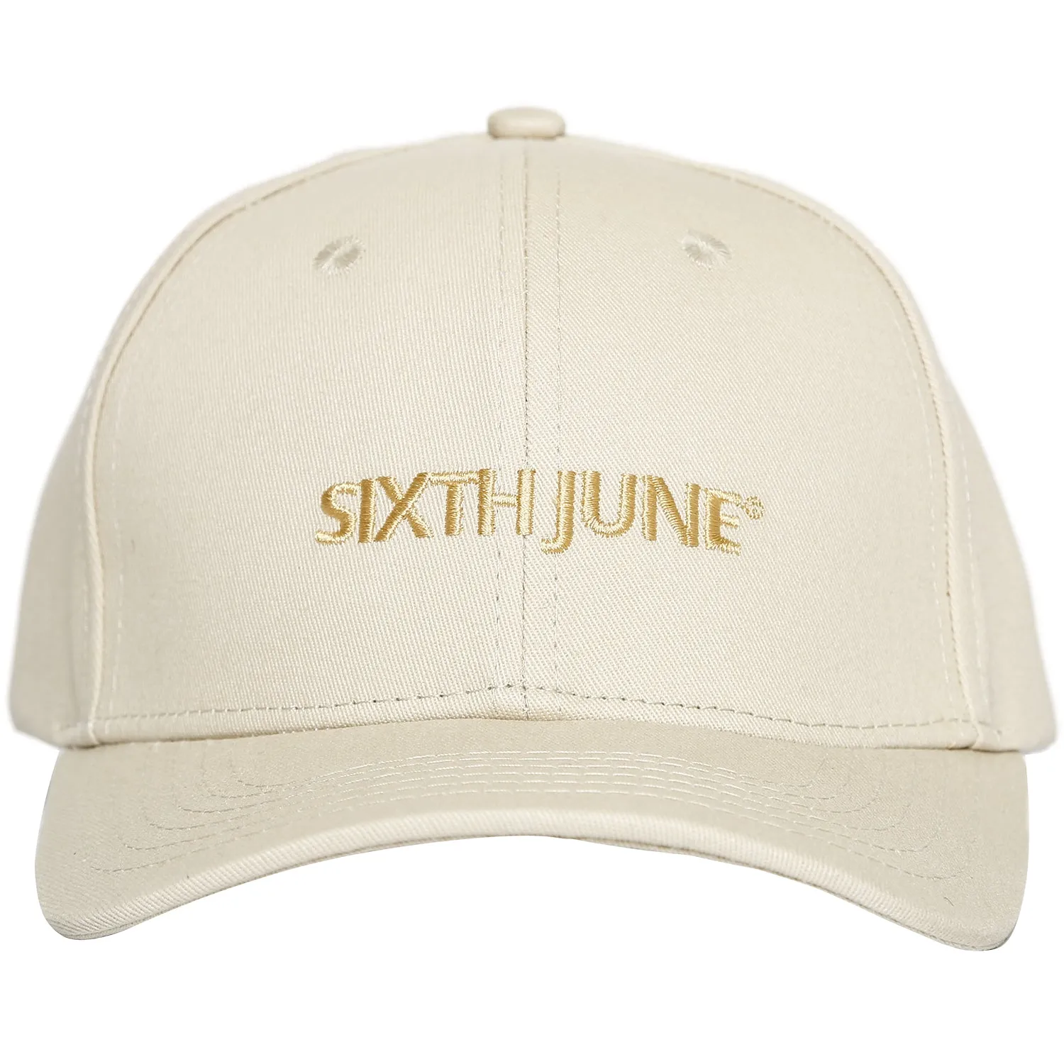 Casquette logo Sixth June Beige