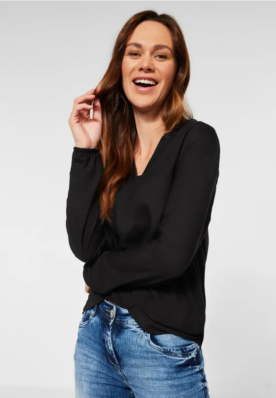 CECIL Chemisier en viscose douce 