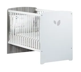 Chambre Duo Lit Et Commode à Langer En Bois Blanc