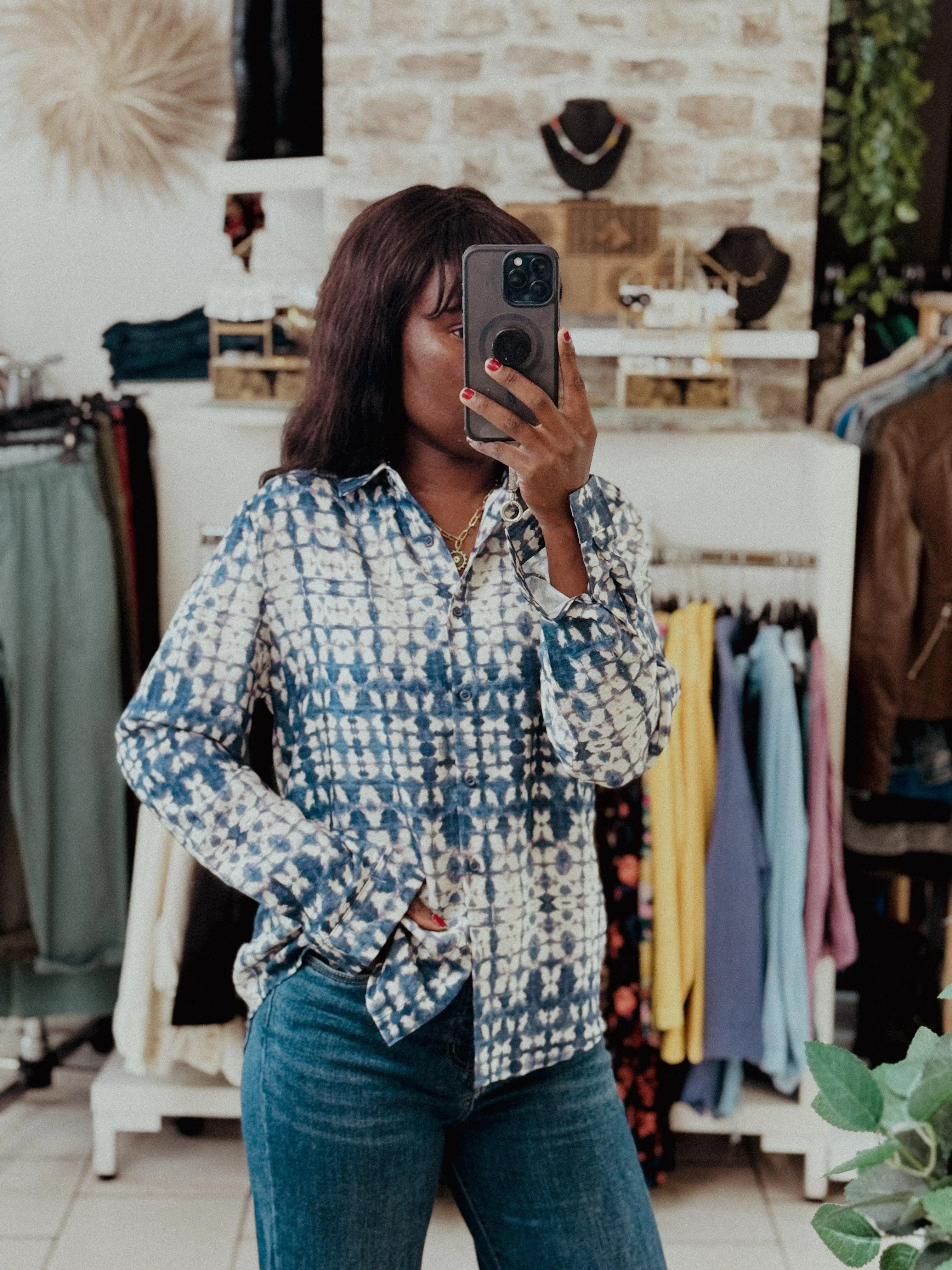 Chemise Imprimée en Viscose