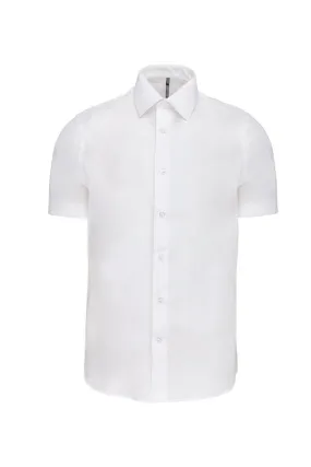 Chemise MC Homme Coton Stretch