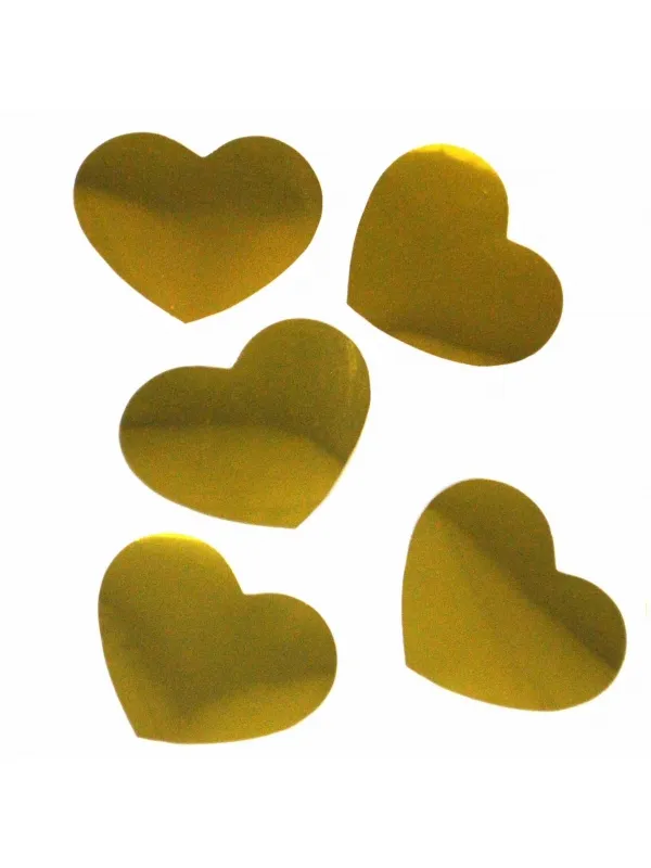 Confettis coeur or