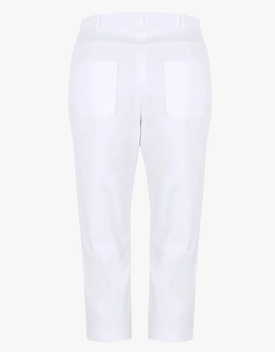 Corsaire blanc stretch 