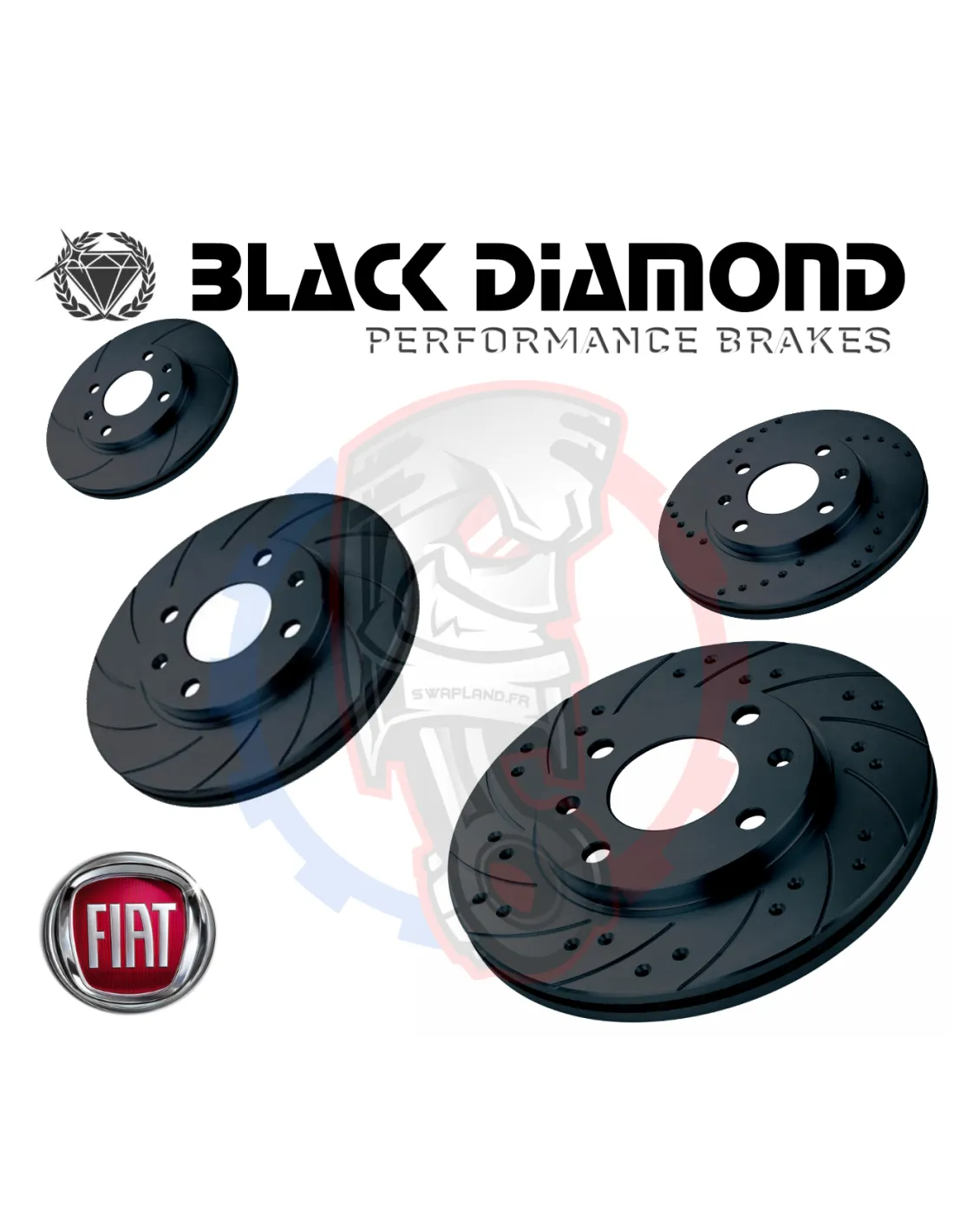 Disques de frein Black diamond pour FIAT Argenta 