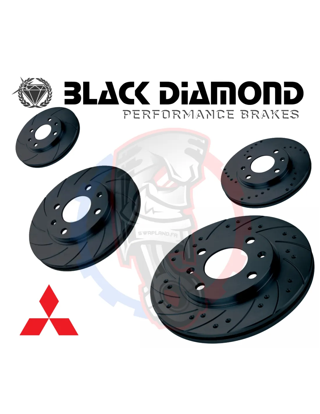 Disques de frein Black diamond pour MITSUBISHI Challenger 