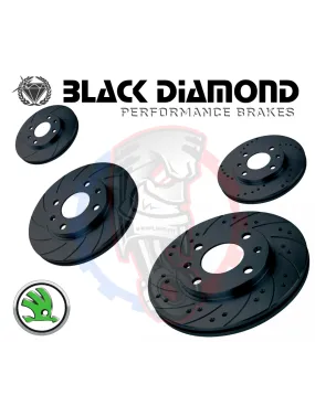 Disques de frein Black diamond pour SKODA Octavia 