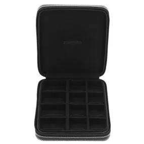 Ecrin 12 Boutons de manchette, London, cuir noir