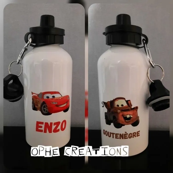 Gourde Personnalisée thème Cars