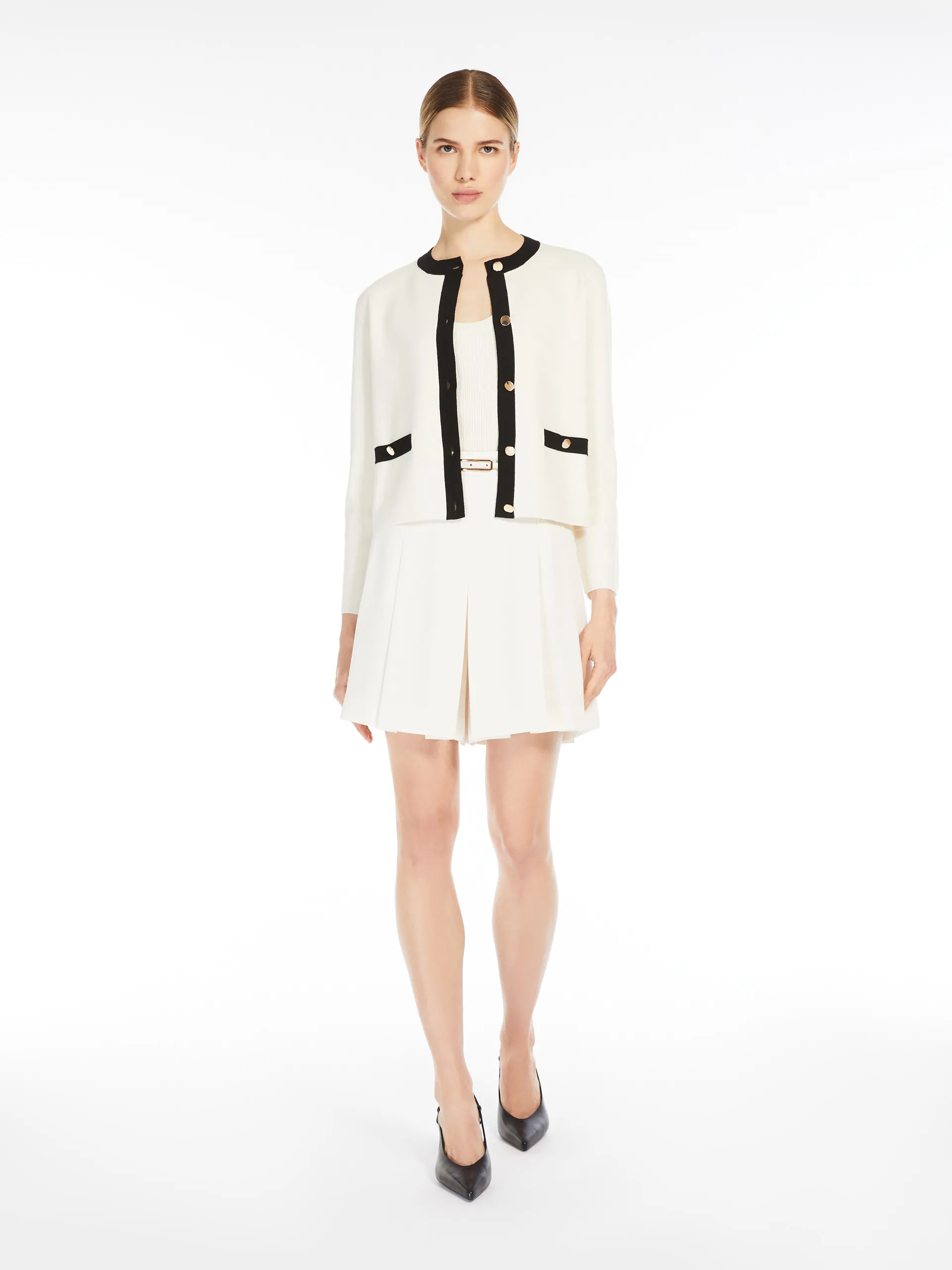 Haut en maille de viscose