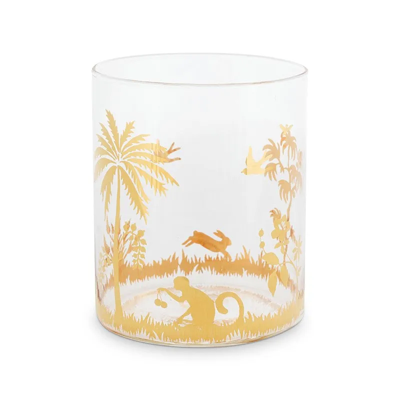 Lot de 6 Verres à eau La Majorelle Gold Rose Bleu 250ml Pip Studio 
