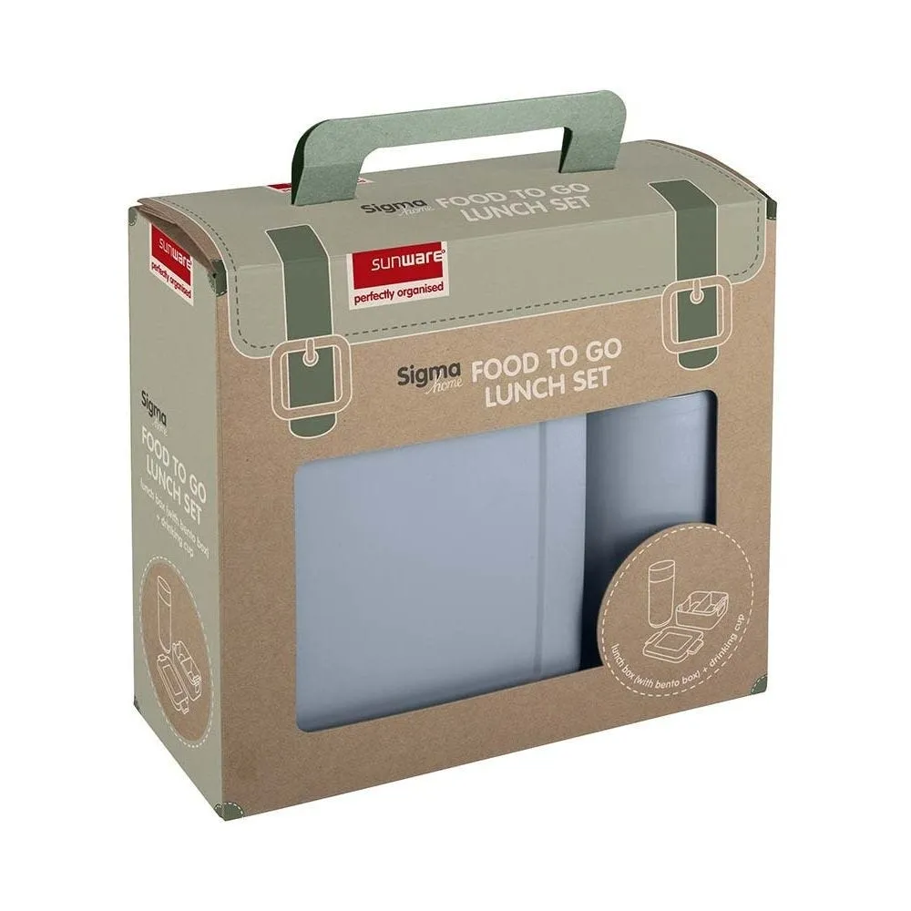 Lunchset gourde et lunchbox sigma home