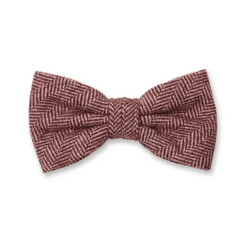 Noeuds papillon / Noeud Papillon Rouge à Chevrons - Laine