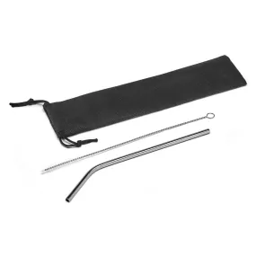 Paille réutilisable personnalisée en inox - COCKTAIL - Vertlapub