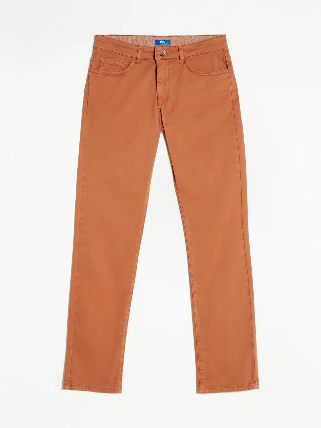 Pantalon Homme Coton Stretch Rouge tbs