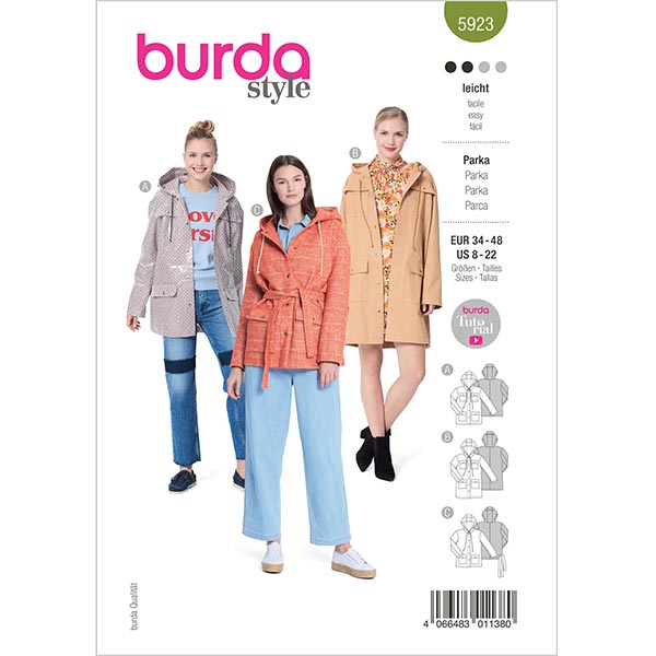 Parka | Burda 5923 | 34-48