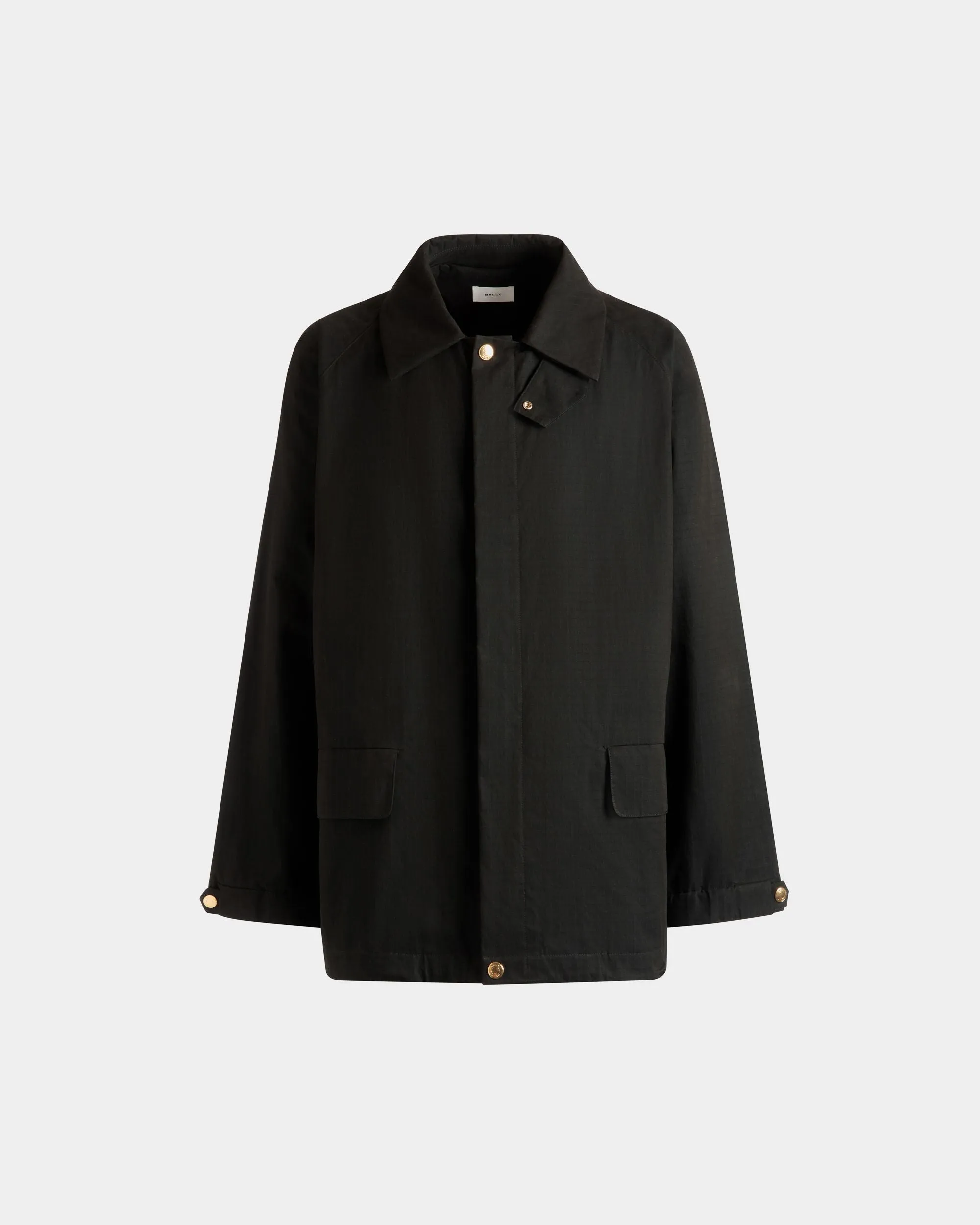 Parka En Nylon Noir