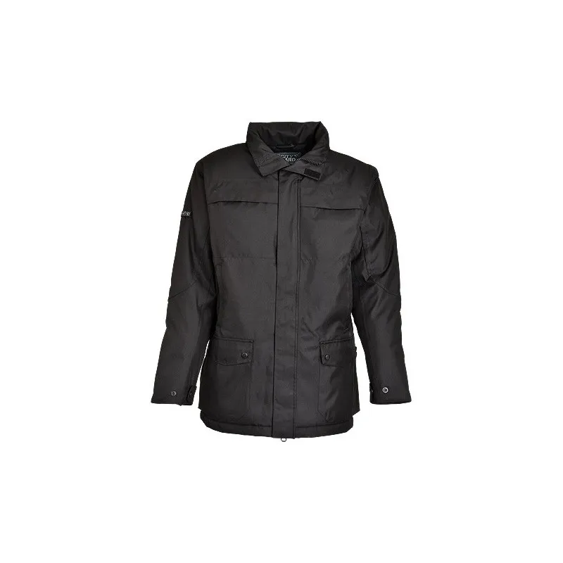 Parka noire sécurité cityguard