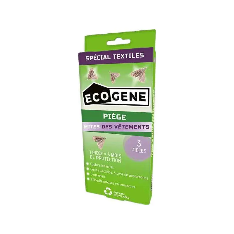 Piège à teignes des vêtements, 3 pièces.
