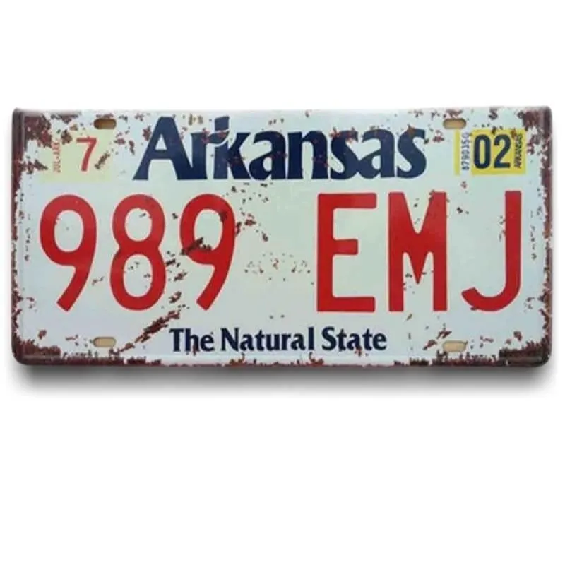 Plaque Vintage Arkansas
