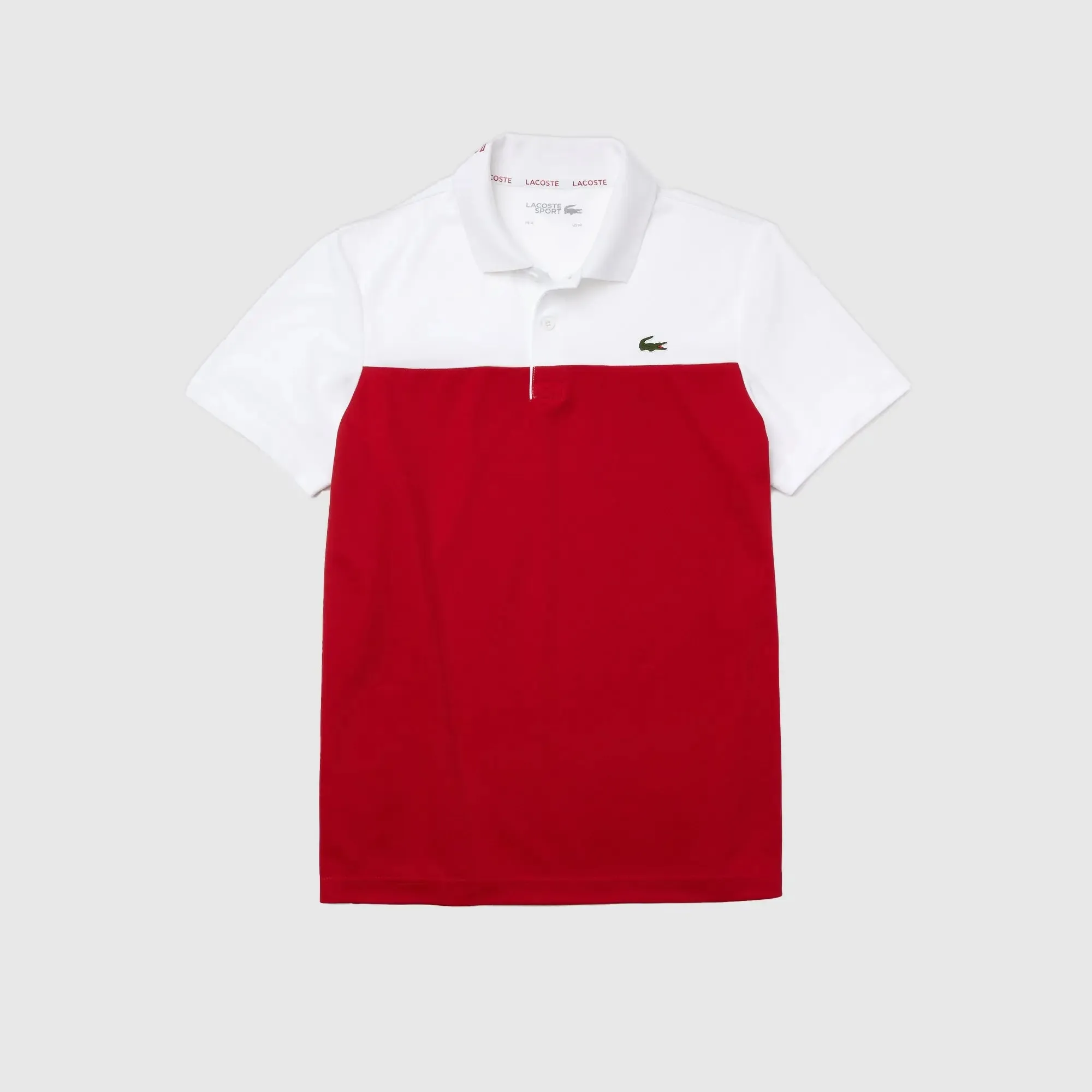 Polo bandes horizontales et logo brodé