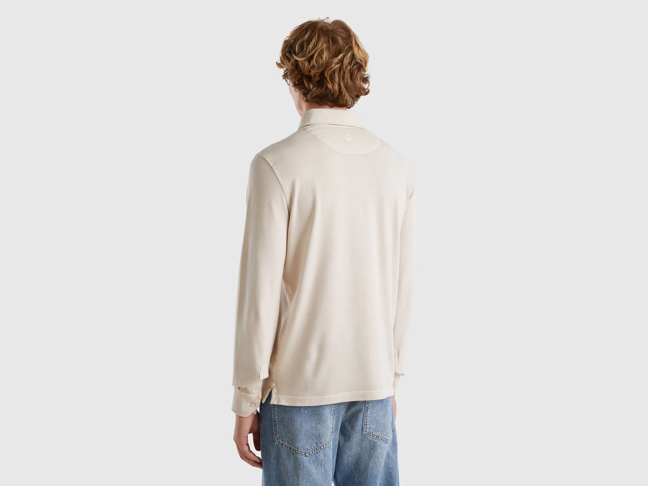 Polo en coton bio stretch