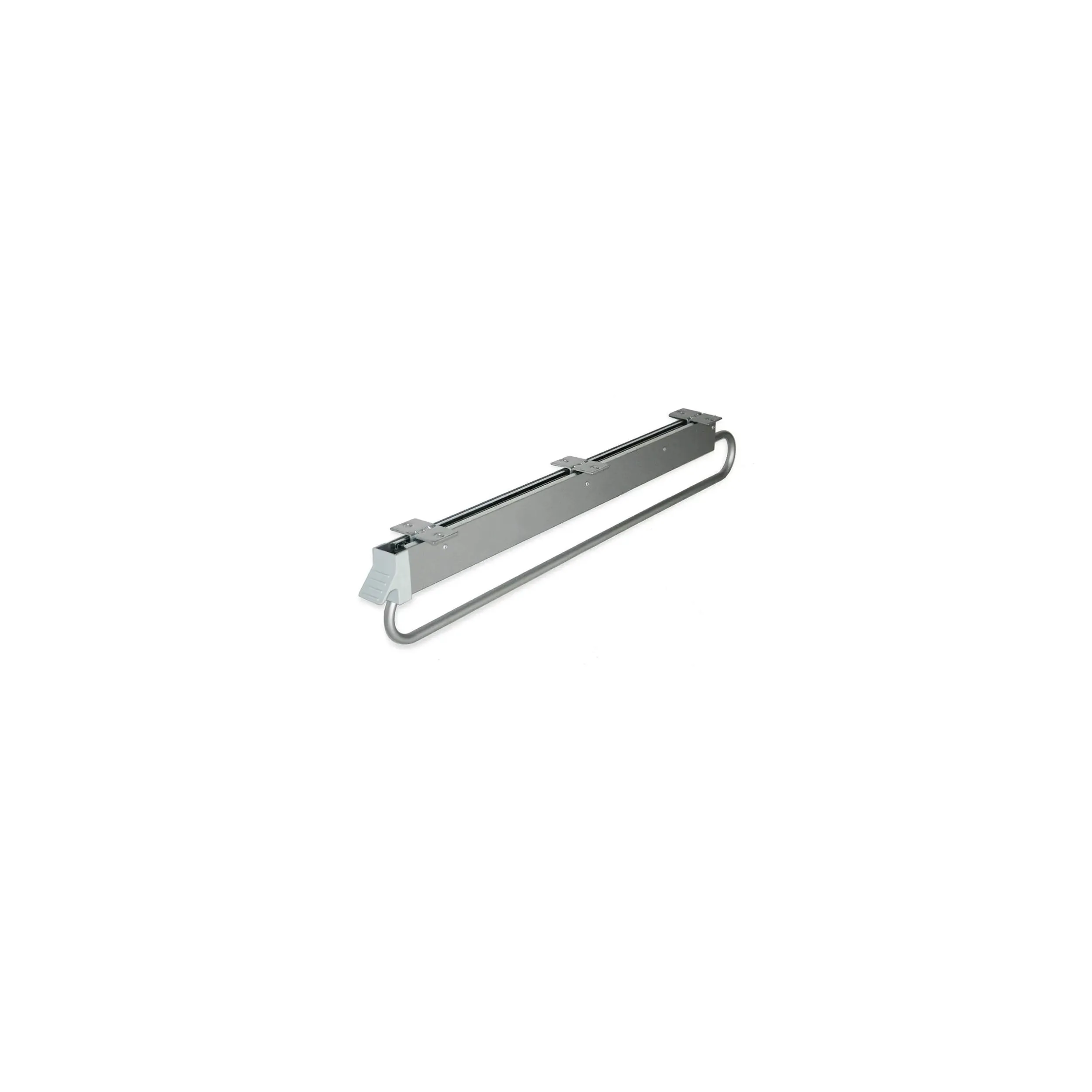  Porte vêtements extractible pour armoire 800 mm, gris métalisé