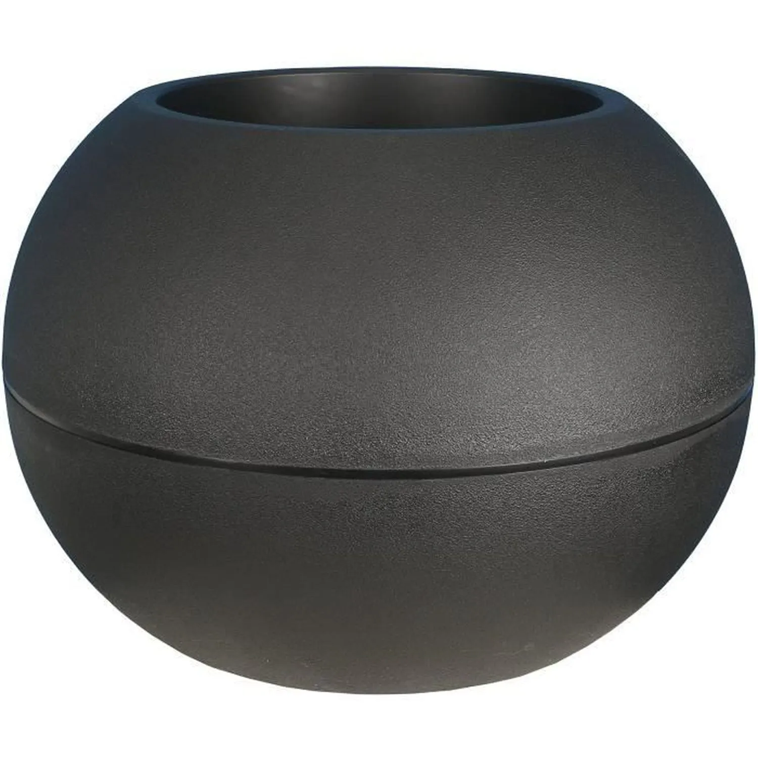 Pot de fleurs boule - noir Riviera 