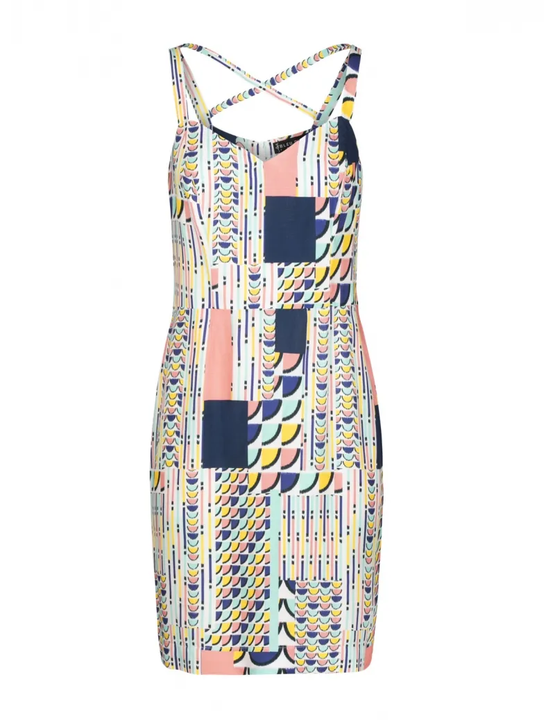 ROBE BRETELLE VISCOSE PASTEL