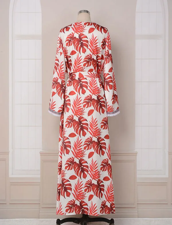 Robe de chambre imprimée