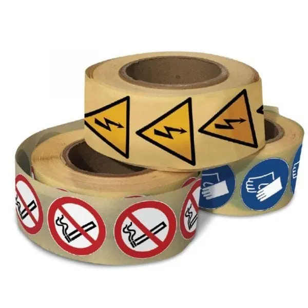 Rouleau mini-picto'vêtements de protection obligatoires' m010 100mm