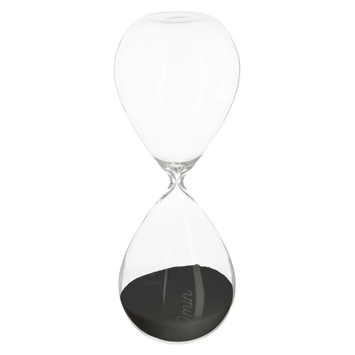 Sablier boule 60MIN Blanc H30  | 3 Suisses