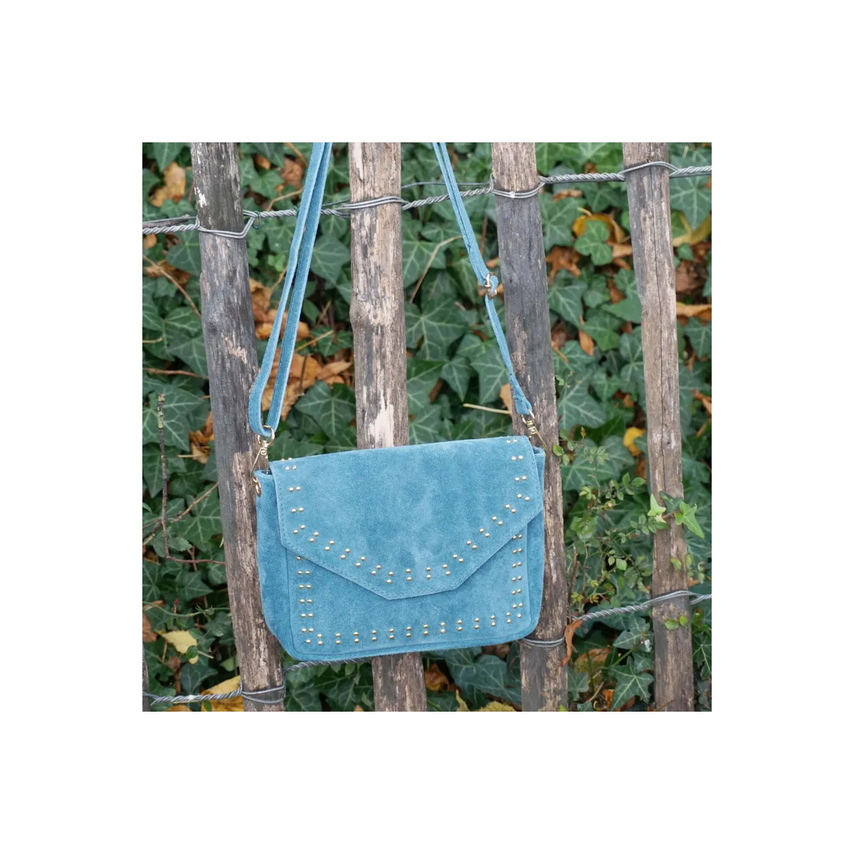 Sac bandoulière en Daim ANAIS - Pecari
