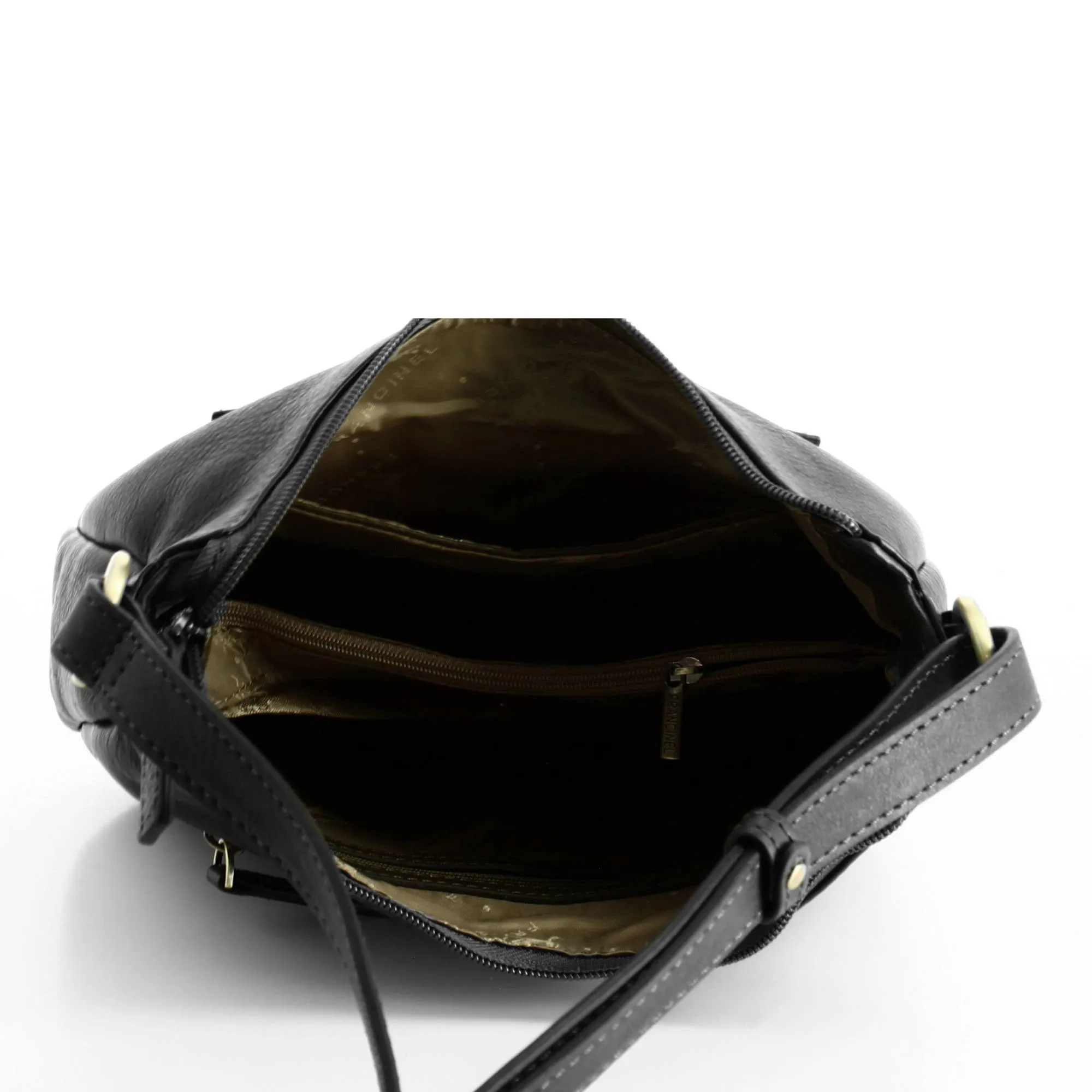 Sac bandoulière Francinel Enola zippé à clous 22701