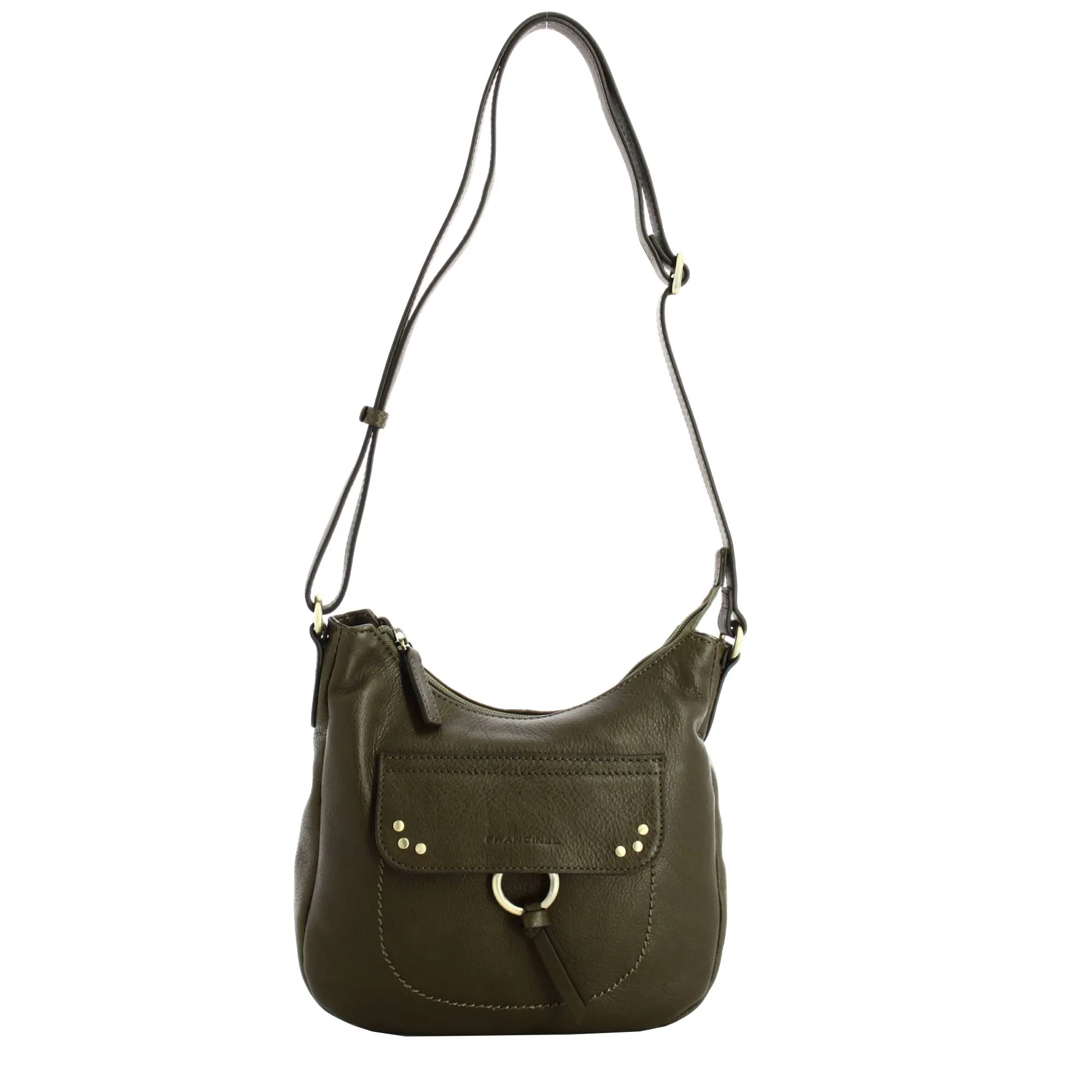Sac bandoulière Francinel Enola zippé à clous 22701