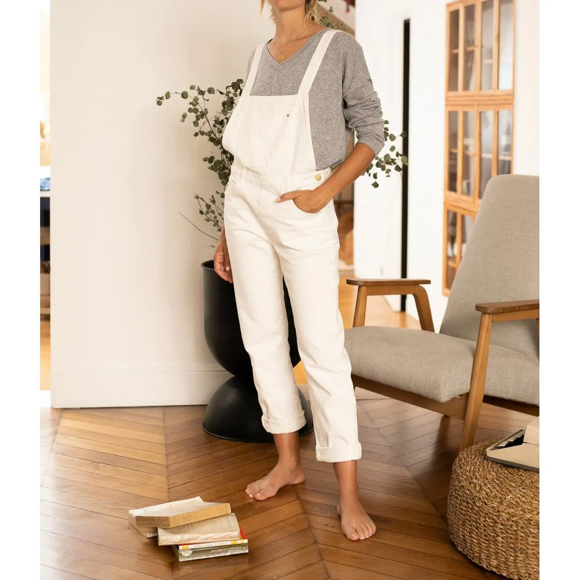 Salopette REMINGTON blanc en viscose | 3 Suisses