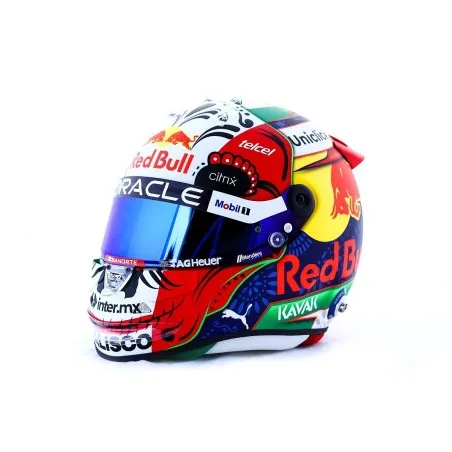Sergio Perez mini casque 2022 Mexique GP réplique casque F1 échelle 1:2