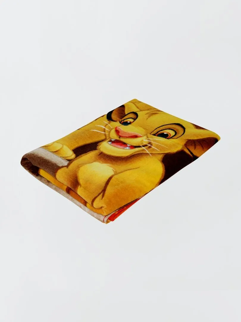 Serviette de plage 'Roi Lion' - Orange