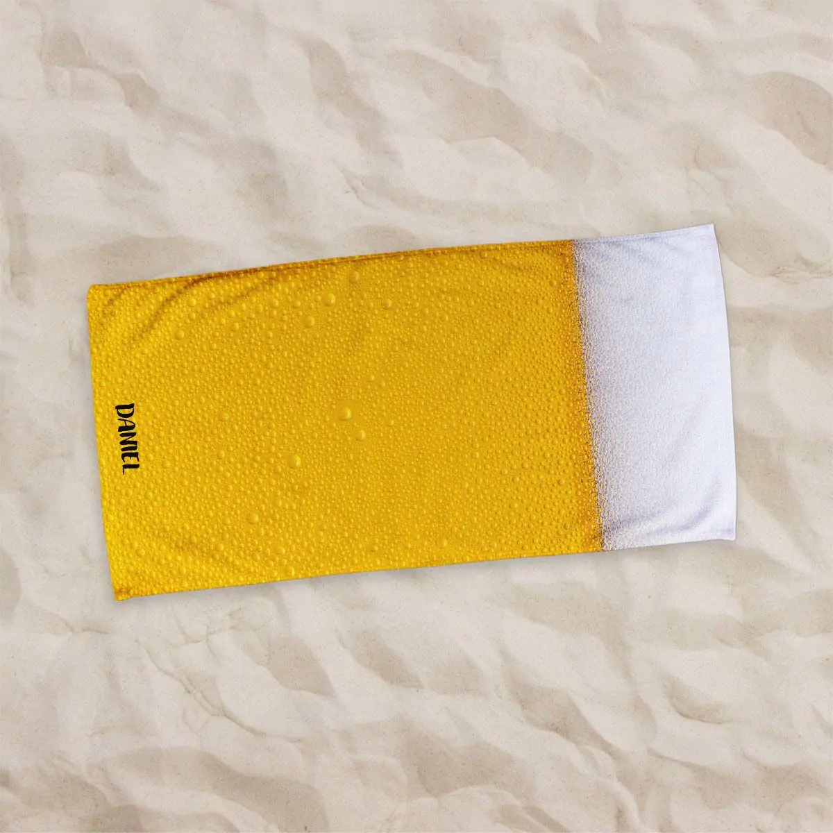 Serviette personnalisée bière