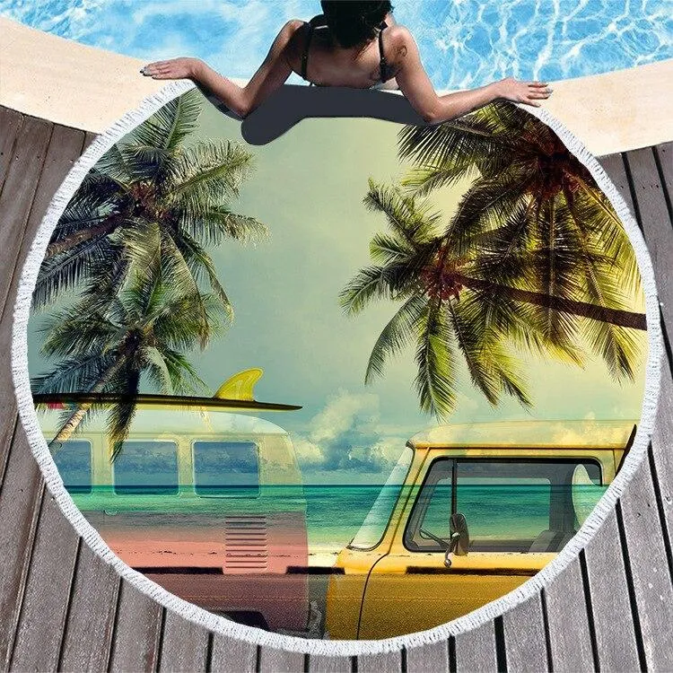 Serviette Plage Vintage