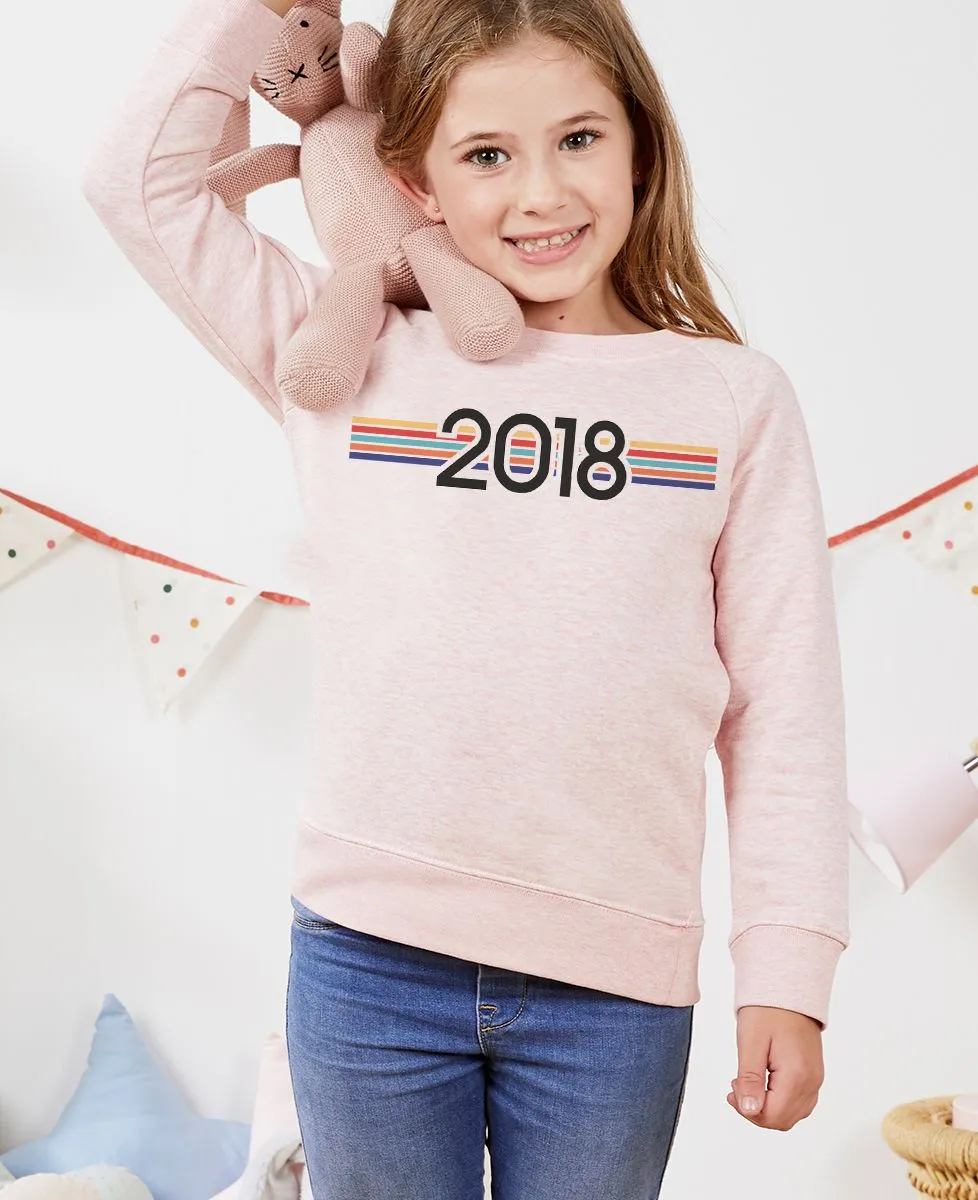 Sweatshirt enfant Année personnalisée